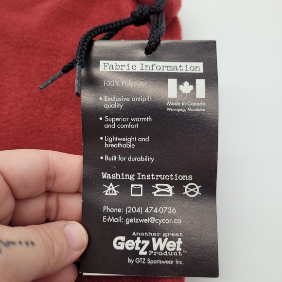 GETZ WET | vintage 90s 1998 Grey Cup CFL football winter fleece balaclava - Picture 6 of 7